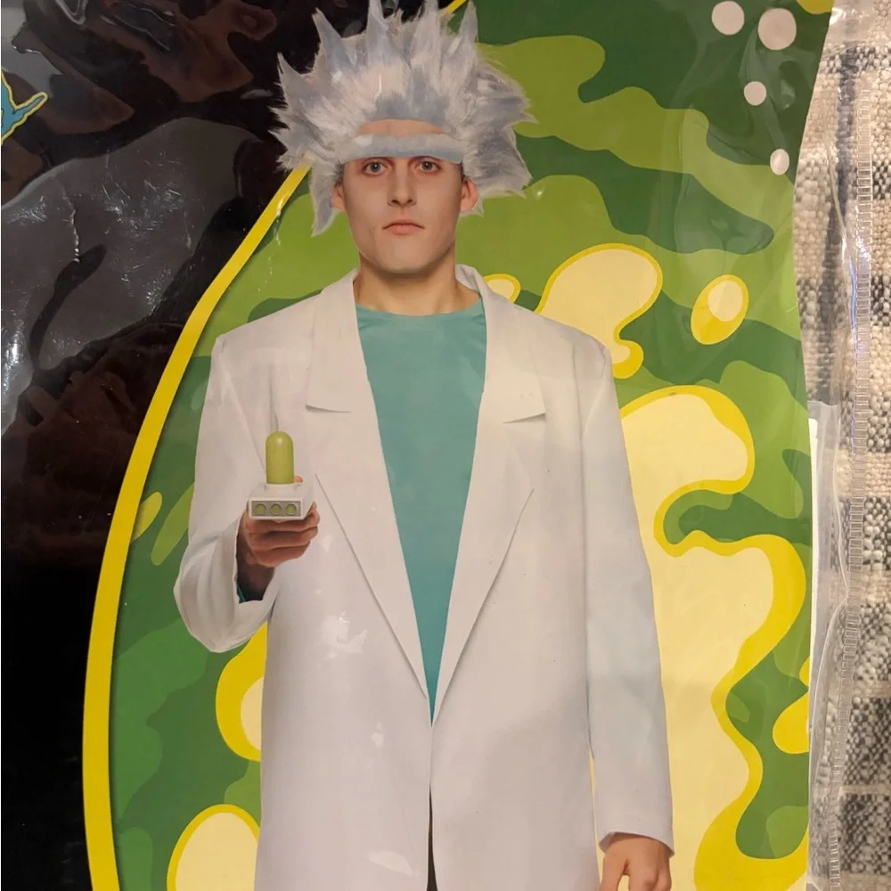 Rick Sanchez - Rick & Morty - Adult Costume - Spirit Halloween - Picture 2 of 5